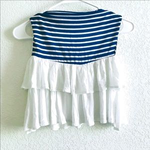 Nautical Americana Summer Sleeveless Top (M)